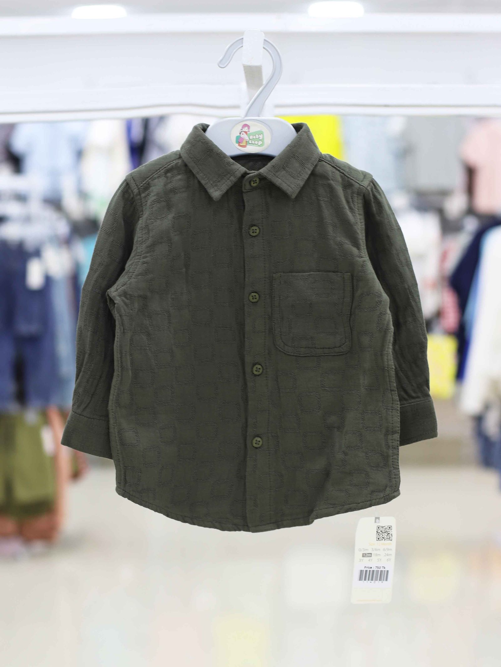 Boys Full Sleeve  Shirt ( Size-0/3 M To 15/16 Years) (114016)